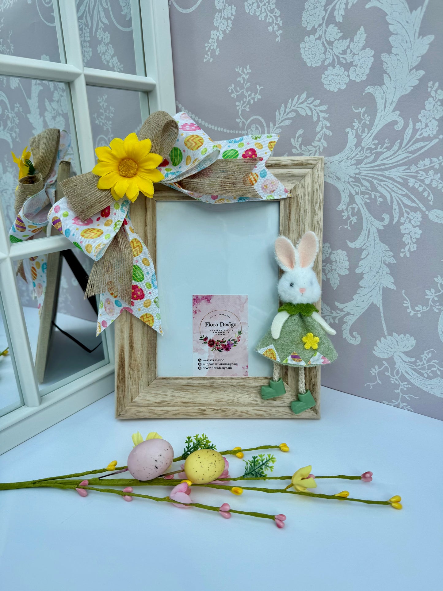 Easter bunny photo frame