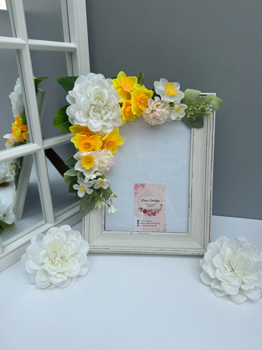 Spring flowers photo frame